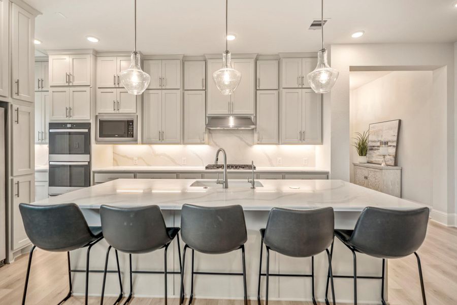 Furnished interior view inside a new home in The Highlands - 65', Porter (Image 5).