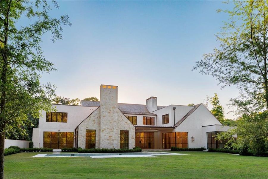 Front exterior of a new home in , Atlanta, GA, highlighting curb appeal (Image 14).