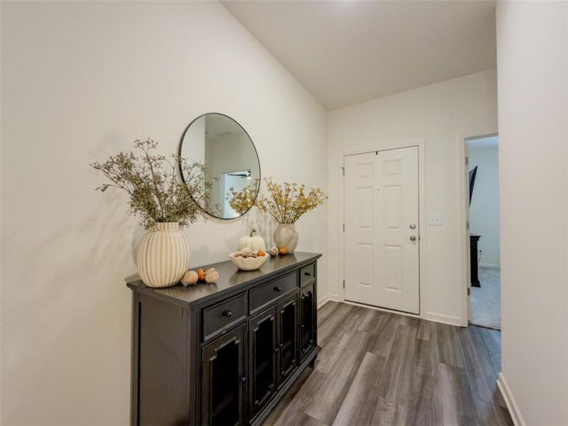 Furnished interior view inside a new home in Bentwater, Hoschton (Image 42). Furnished interior view inside a new home in Bentwater, Hoschton (Image 42).