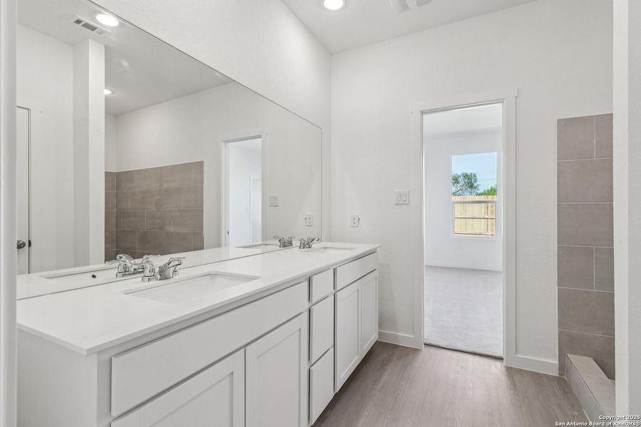 Furnished interior view inside a new home in Summerlin: Eventide Collection, San Antonio (Image 12).