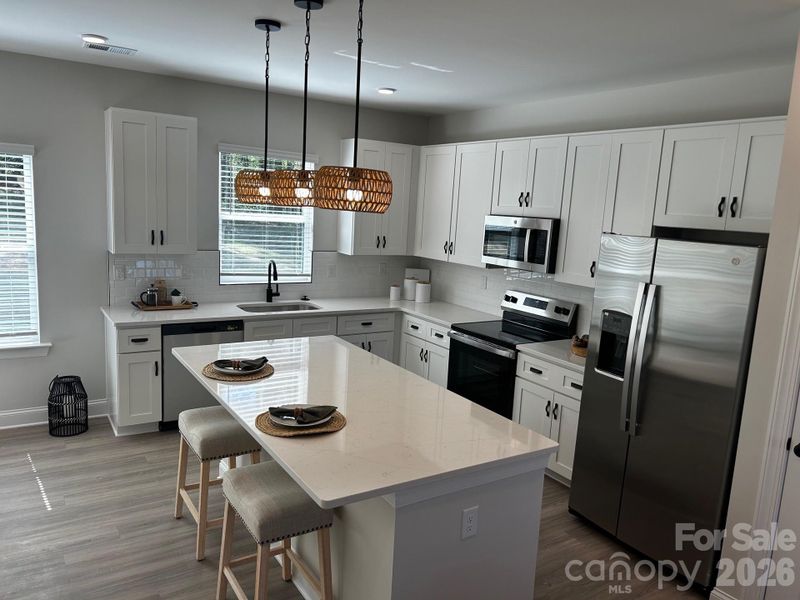 Furnished interior view inside a new home in , Charlotte (Image 5).