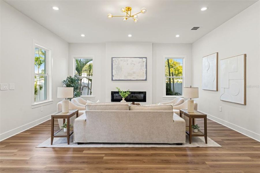 Furnished interior view inside a new home in , Seminole (Image 34).
