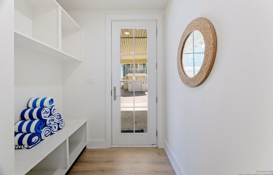 Furnished interior view inside a new home in , Port Aransas (Image 17). Furnished interior view inside a new home in , Port Aransas (Image 17).