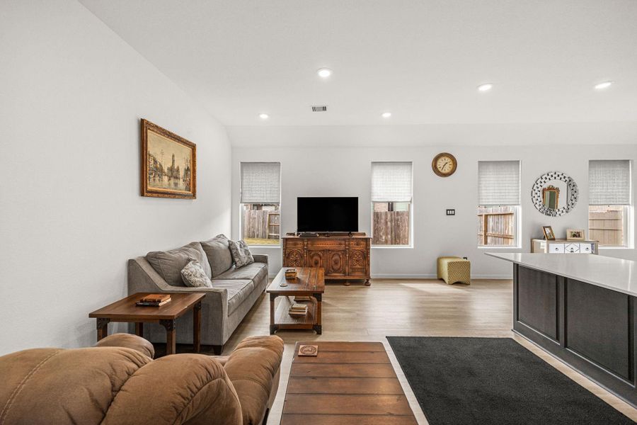 Furnished interior view inside a new home in Artavia: Avante Collection, Conroe (Image 13).