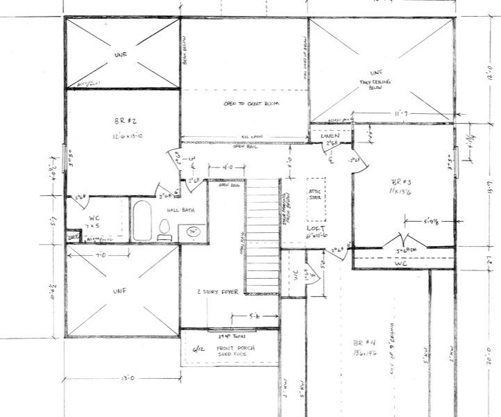 2D floor plan layout of this home in Fairfield Plantation, Villa Rica, GA (Image 3).