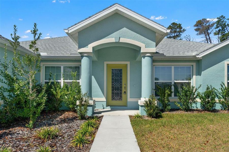 Front exterior of a new home in , Spring Hill, FL, highlighting curb appeal (Image 31).