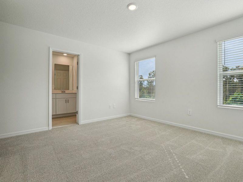 Spacious, unfurnished interior of a new home in Cagan Crossings West, Clermont (Image 11). Spacious, unfurnished interior of a new home in Cagan Crossings West, Clermont (Image 11).