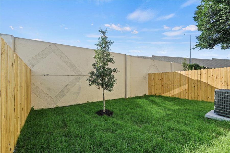Exterior details and patio area of a home in , Dallas (Image 15). Exterior details and patio area of a home in , Dallas (Image 15).