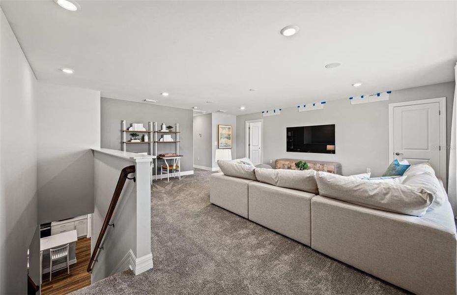 Furnished interior view inside a new home in Reagan Landing, Bradenton (Image 23).