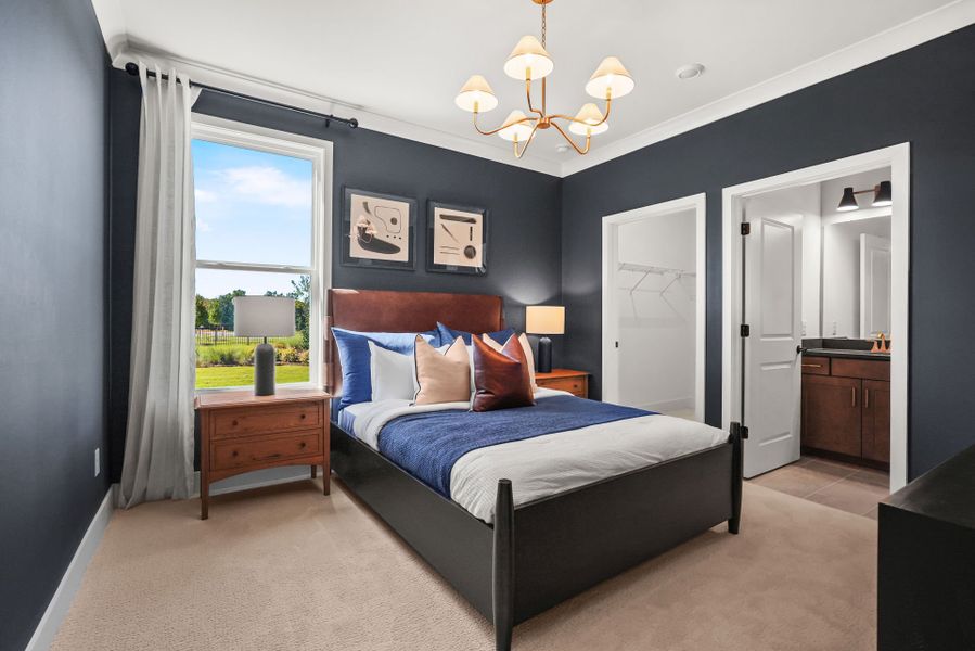 Representative furnished interior of a home built from the Renown by Del Webb in Del Webb Carolina Ridge, Midland (Image 47).