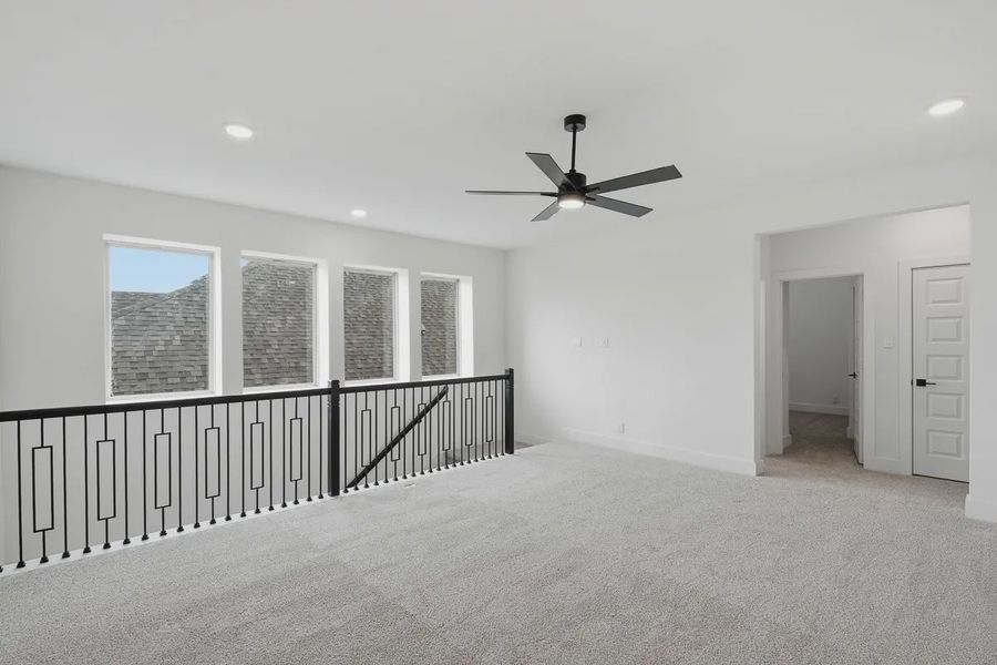 Representative unfurnished interior of a home built from the Stafford by Chesmar Homes in Prominence 60's, San Antonio (Image 48). Representative unfurnished interior of a home built from the Stafford by Chesmar Homes in Prominence 60's, San Antonio (Image 48).