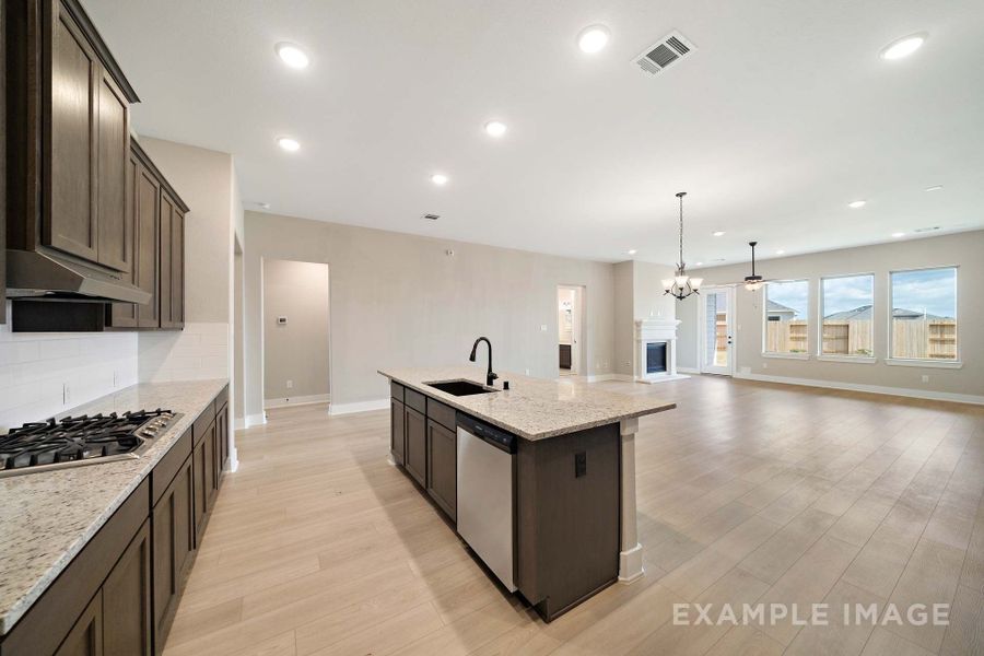 Representative furnished interior of a home built from the The Elizabeth by Davidson Homes LLC in Lago Mar, Texas City (Image 15).
