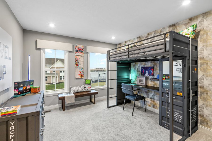 Representative furnished interior of a home built from the Wyatt by Fischer Homes in Twin Lakes, Hoschton (Image 51).