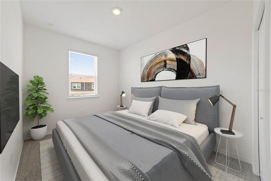 Furnished interior view inside a new home in Towns at Riverwalk: Lake Monroe TH, Sanford (Image 3).