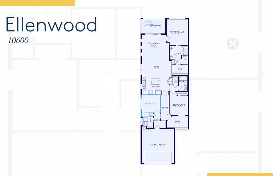 2D floor plan layout of this home in Shores at Stillwater, Englewood, FL (Image 5). 2D floor plan layout of this home in Shores at Stillwater, Englewood, FL (Image 5).