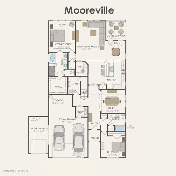 Pulte Homes, Mooreville floor plan Pulte Homes, Mooreville floor plan