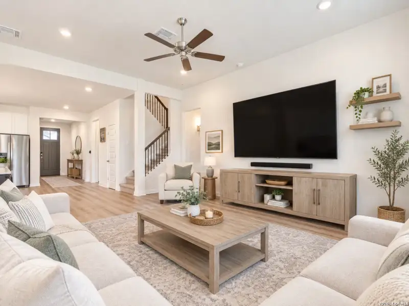 Furnished interior view inside a new home in Venado Crossing, Cibolo (Image 11).