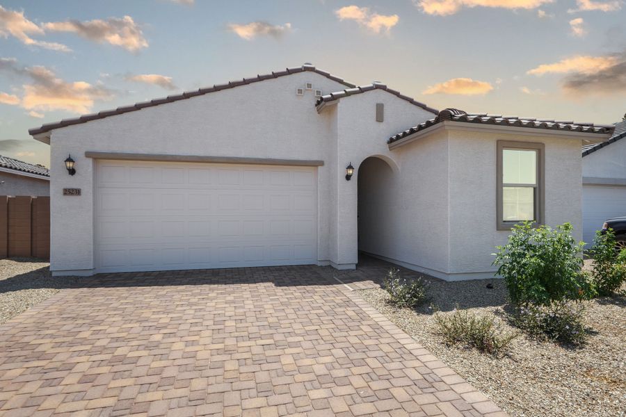 Exterior details and patio area of a home in Artisan at Asante Discovery Collection, Surprise (Image 23). Exterior details and patio area of a home in Artisan at Asante Discovery Collection, Surprise (Image 23).