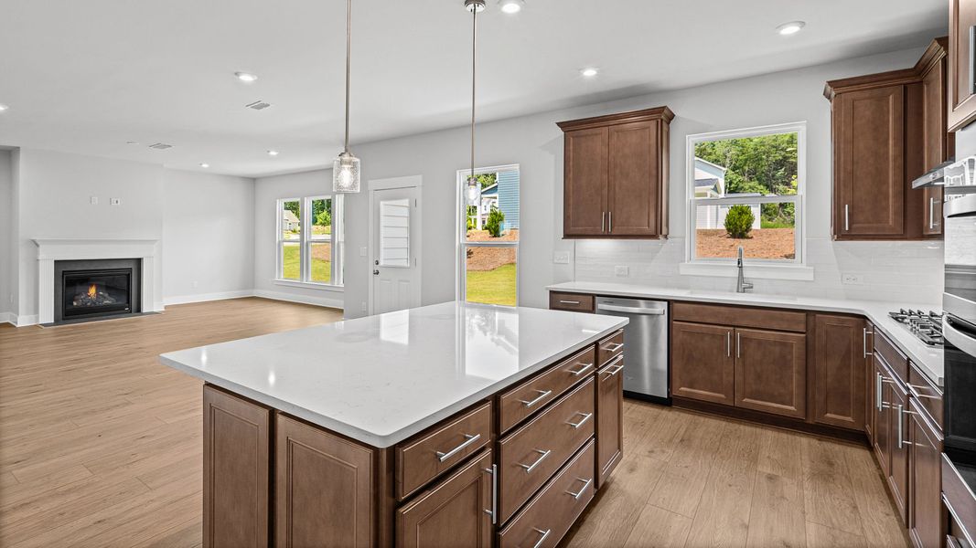 Furnished interior view inside a new home in Hunters Creek, Flowery Branch (Image 14). Furnished interior view inside a new home in Hunters Creek, Flowery Branch (Image 14).