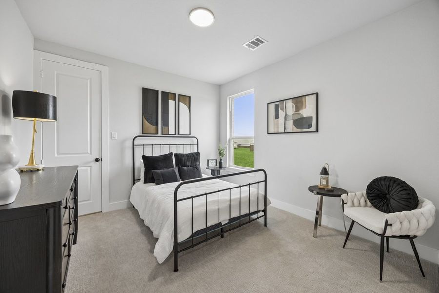 Representative furnished interior of a home built from the The Milan by Lillian Custom Homes in Polo Ridge, Forney (Image 9).