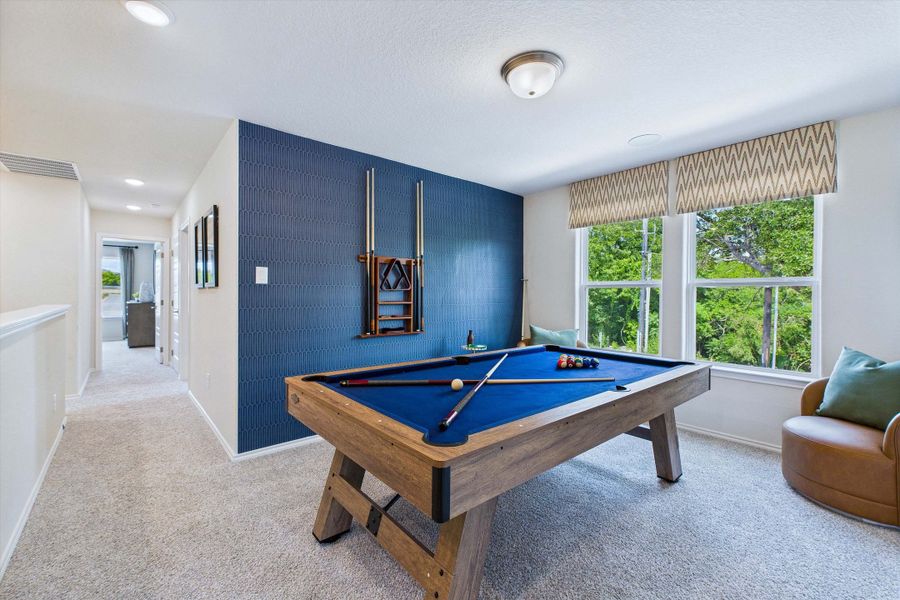 Representative furnished interior of a home built from the The Gillian C by Davidson Homes LLC in Cedar Heights, San Antonio (Image 28).