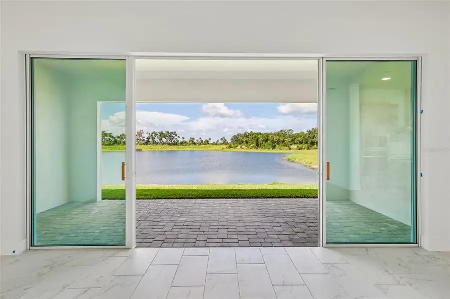 Exterior details and patio area of a home in Biscayne Landing at Seaire, Parrish (Image 3). Exterior details and patio area of a home in Biscayne Landing at Seaire, Parrish (Image 3).