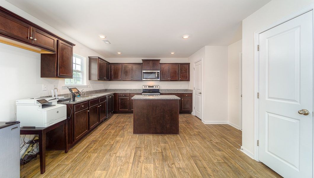 Representative furnished interior of a home built from the Harrison by D.R. Horton in Brookside Farms - The Meadows, Greer (Image 11).
