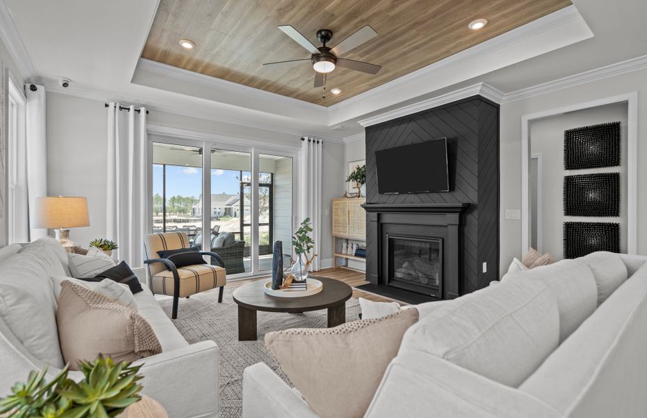 Furnished interior view inside a new home in The Haven at Riverlights, Wilmington (Image 4).
