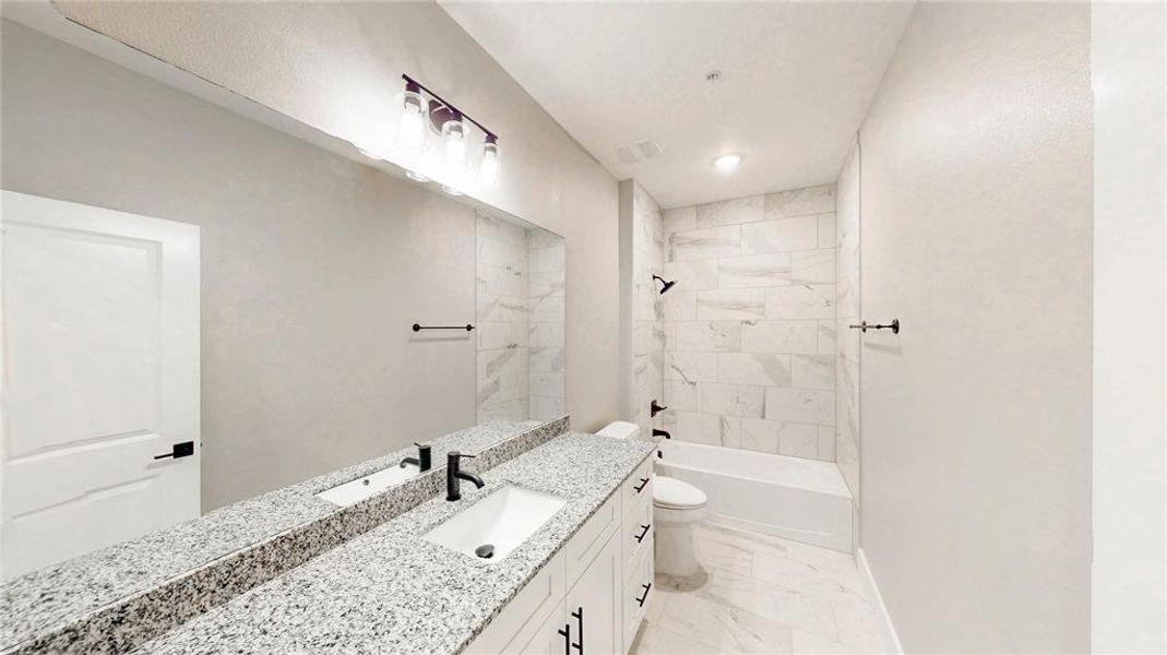 Furnished interior view inside a new home in , Denton (Image 12).