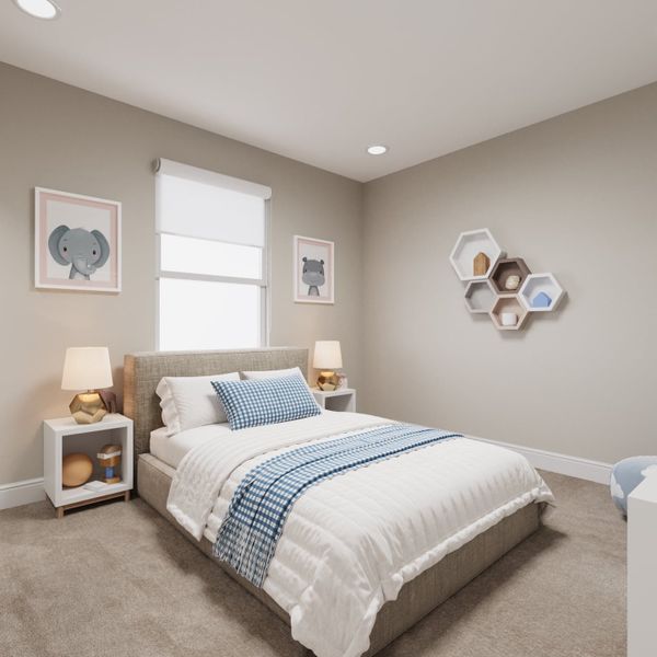 Furnished interior view inside a new home in Lake Bluff, Greeley (Image 13).