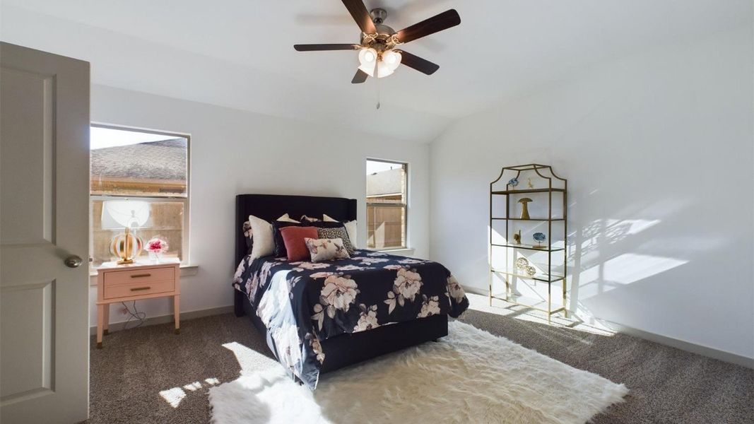 Representative furnished interior of a home built from the The Lakeway by D.R. Horton in Abbey Glen, Lubbock (Image 14).
