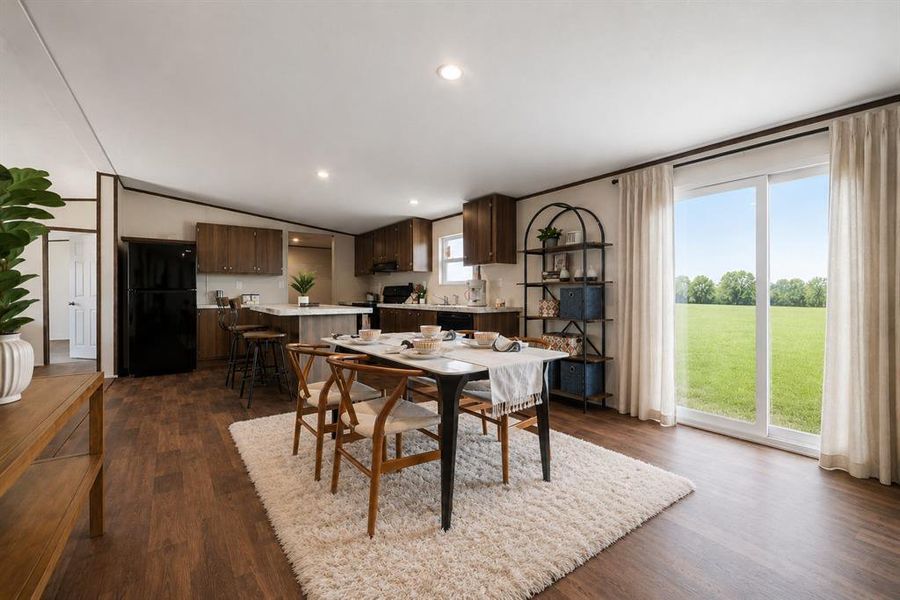 Furnished interior view inside a new home in , Springtown (Image 3).