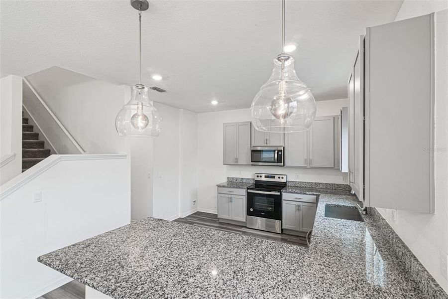 Furnished interior view inside a new home in , Clermont (Image 8). Furnished interior view inside a new home in , Clermont (Image 8).