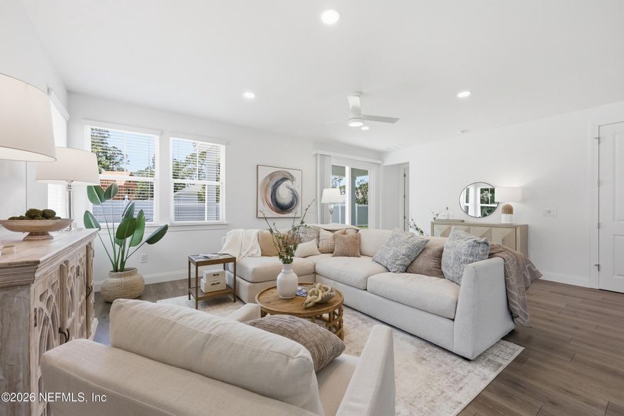 Furnished interior view inside a new home in Palm Coast Homes, Palm Coast (Image 31).