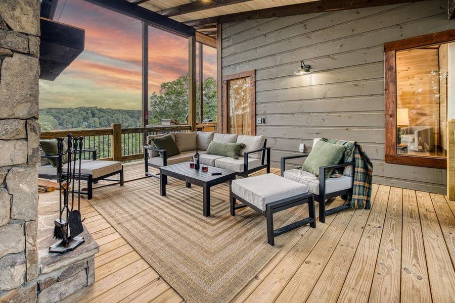 Exterior details and patio area of a home in , Mineral Bluff (Image 37). Exterior details and patio area of a home in , Mineral Bluff (Image 37).