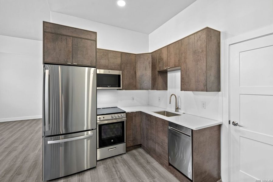 Furnished interior view inside a new home in , San Antonio (Image 3).