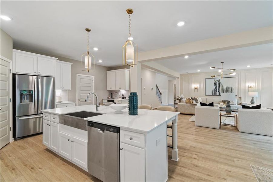 Furnished interior view inside a new home in Northcroft, Lawrenceville (Image 25).