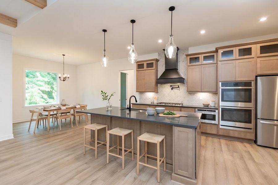 Furnished interior view inside a new home in Hidden Fields, Hoschton (Image 32).