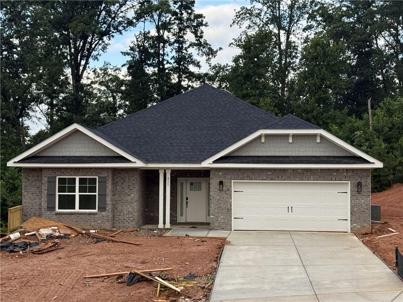 In-progress construction of a new home in Thunder Ridge, Dawsonville, GA (Image 36).