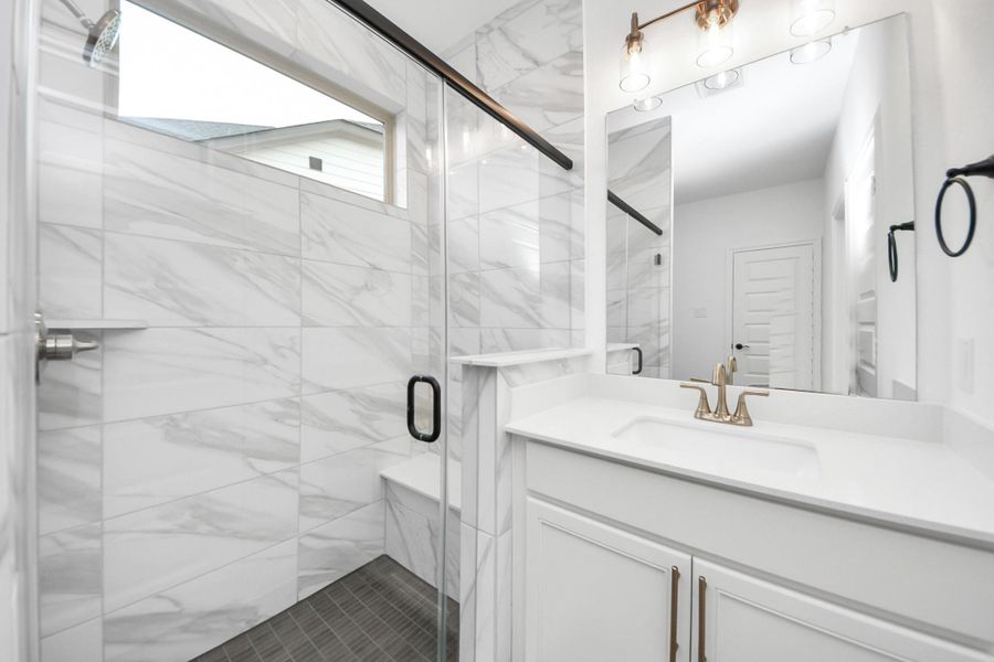 Furnished interior view inside a new home in Elyson, Katy (Image 6).