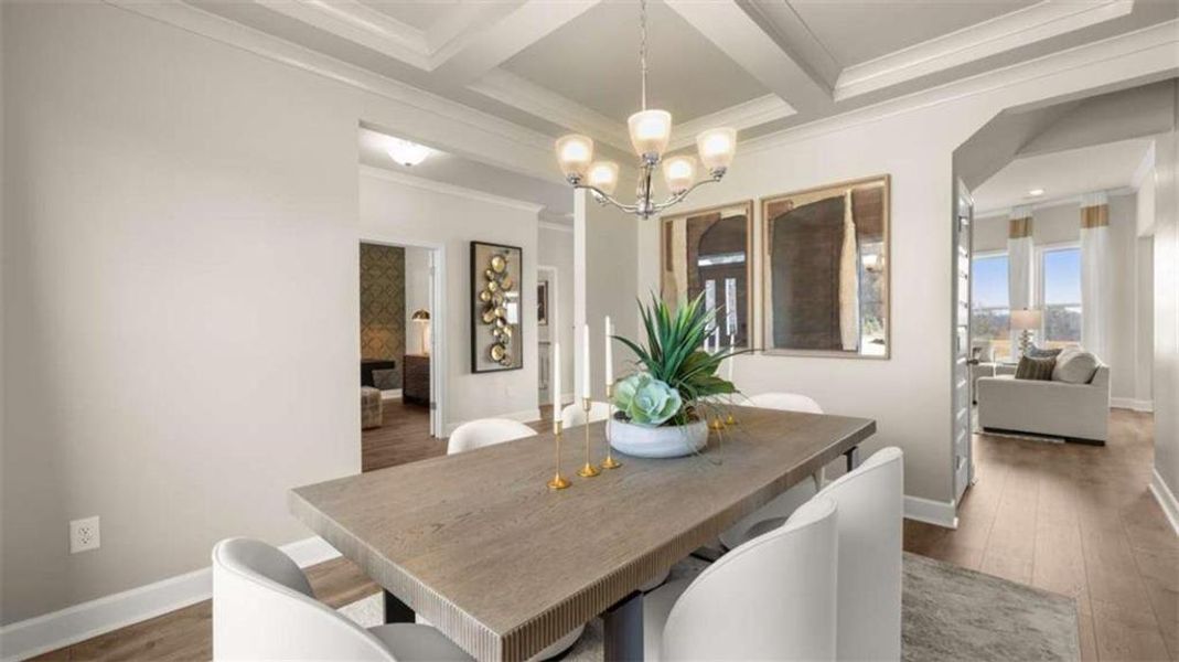 Furnished interior view inside a new home in Evergreen Crossing, Locust Grove (Image 11).