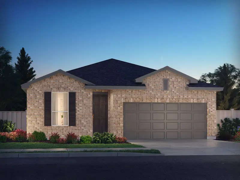 Front exterior of a home in the Granger Pointe - Premier Series community, located in Conroe, TX (Image 14).