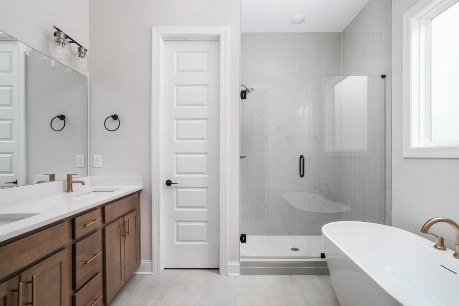 Furnished interior view inside a new home in Heritage Walk, Chattanooga (Image 8).