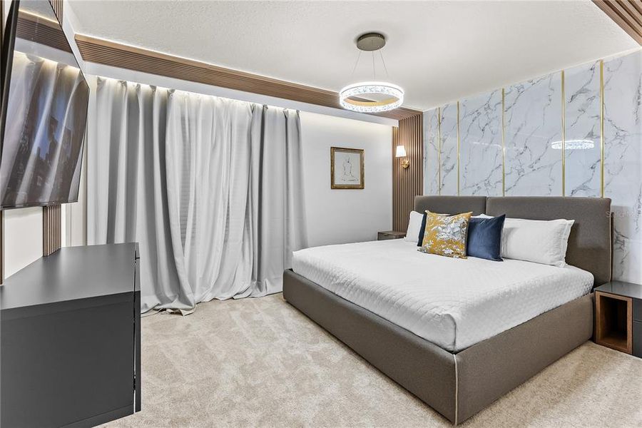 Furnished interior view inside a new home in , Clermont (Image 44). Furnished interior view inside a new home in , Clermont (Image 44).