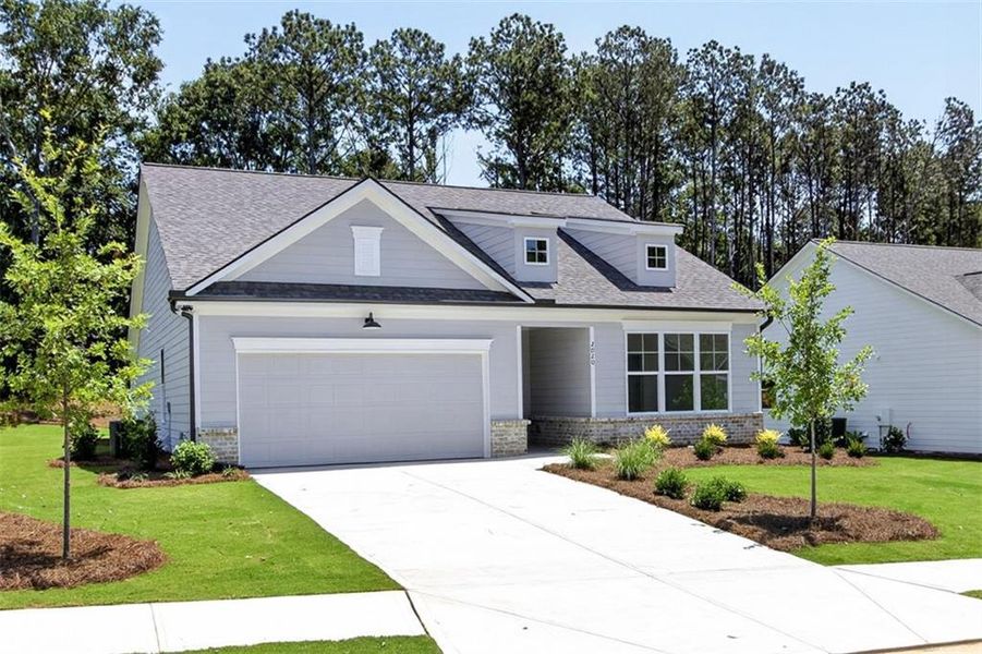 Front exterior of a new home in , Athens, GA, highlighting curb appeal (Image 21).