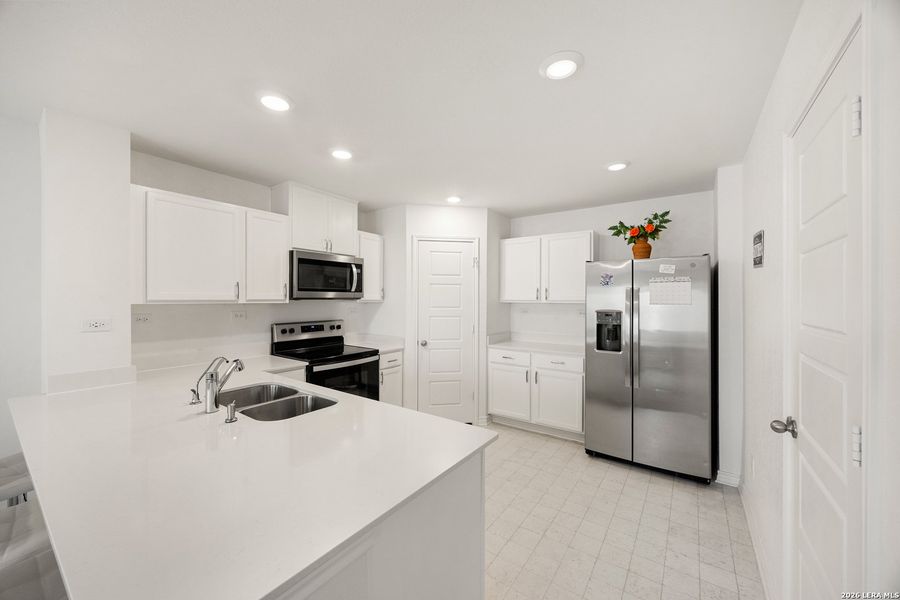 Furnished interior view inside a new home in , San Antonio (Image 32).