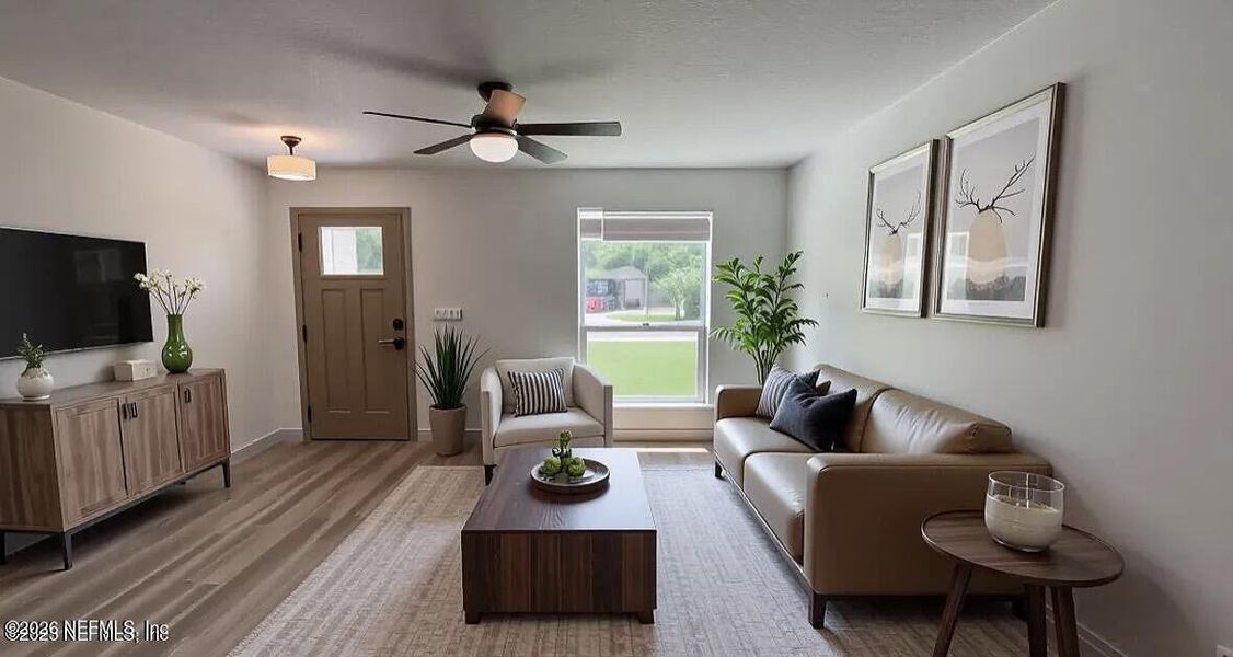 Furnished interior view inside a new home in , Jacksonville (Image 4).