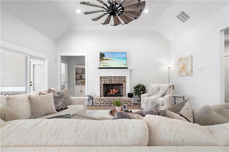Furnished interior view inside a new home in , Monroe (Image 47).