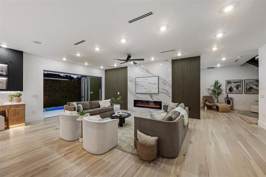 Furnished interior view inside a new home in , Tampa (Image 48).