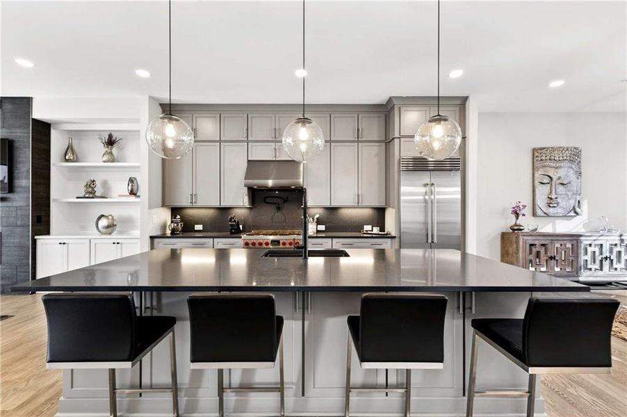 Furnished interior view inside a new home in , Atlanta (Image 37).